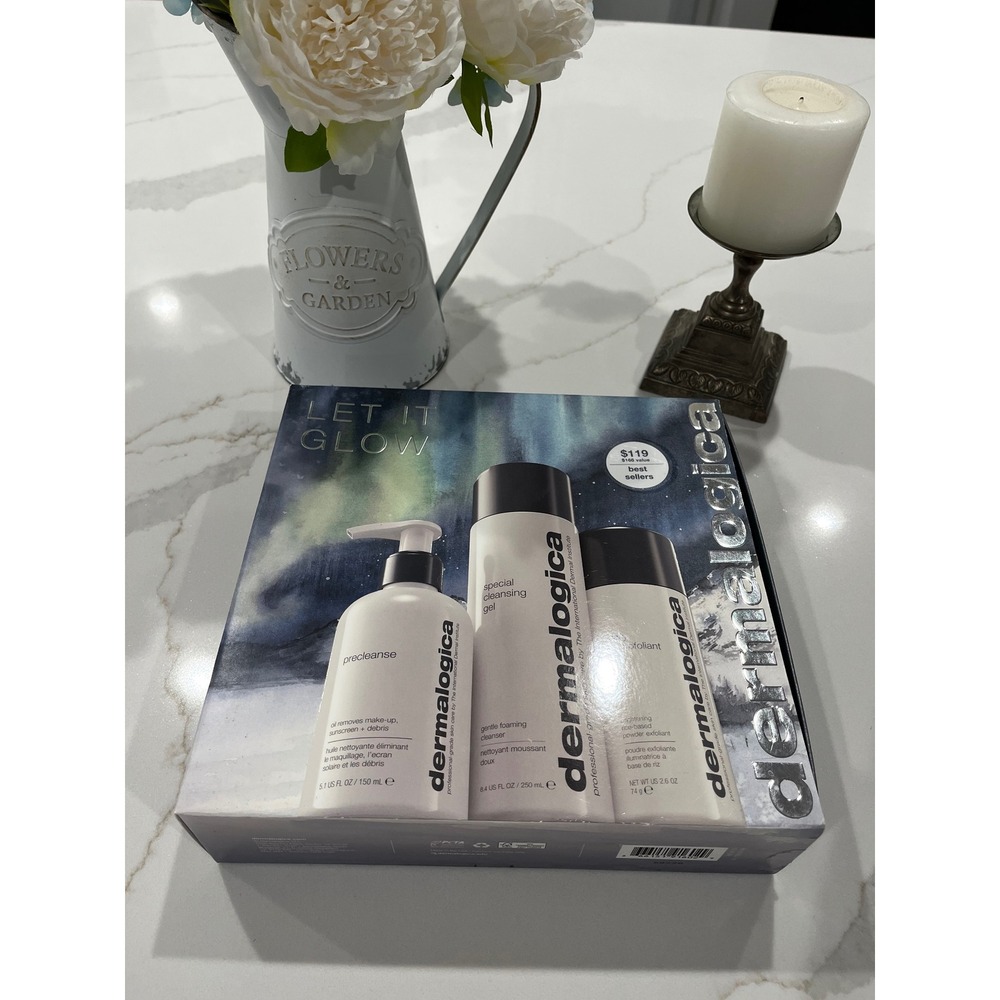Dermalogica Let It Glow Best Sellers Set Precleanse Cleansing Gel Microfoliant